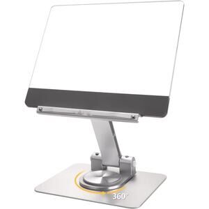 Acrylic Adjustable Book Stand 360° Rotation Laptop Tablet Holder Reading Desk